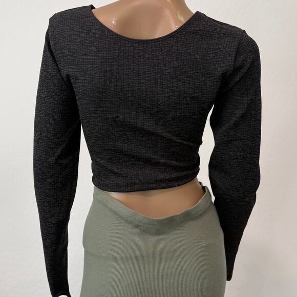 JoyLab XL cropped twist front textured active top TLS1 2244 - Picture 5 of 13